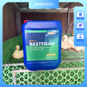 Tẩy rửa chuồng trại siêu bọt tuyết số 1 BESTFOAM